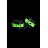 Nina - Glow In The Dark Fluorescent Leather Wrist Restraints Ouch! [1]