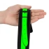 Nina - Glow In The Dark Fluorescent Leather Wrist Restraints Ouch! [2]