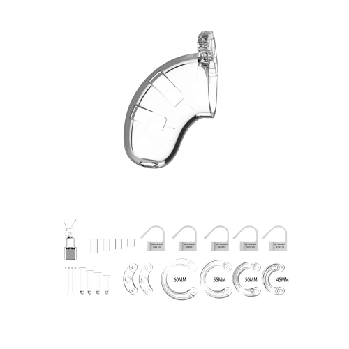 Penis cage Man cage model 13 - 2.5" transparent [2]
