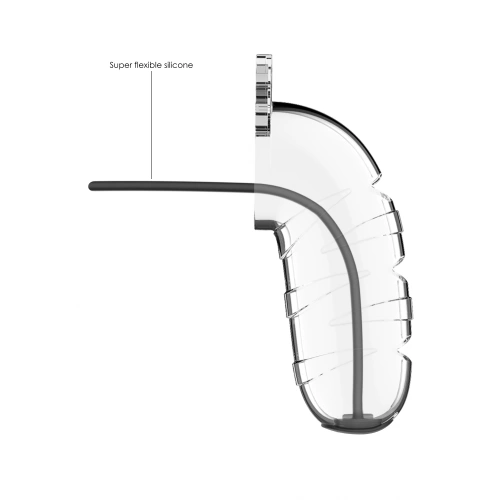 Nina - Penis cage with ManCage 17 urethral probe [1]