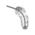 Nina - Penis cage with ManCage 17 urethral probe