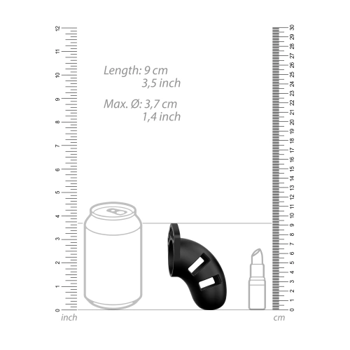 Silicone penis cage ManCage 20 - 9 cm. [4]