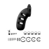 Silicone penis cage ManCage 21 - 11.5 cm. [2]
