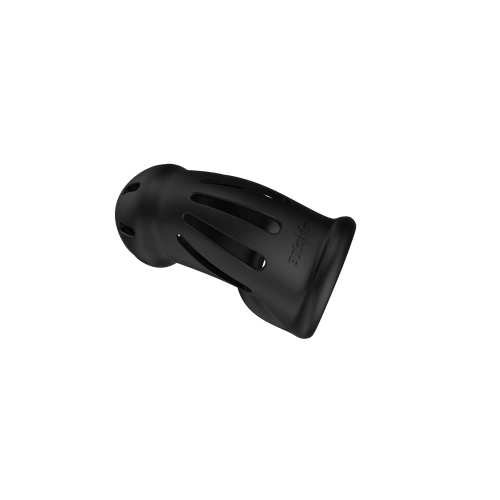 Nina - Flexible silicone penis cage ManCage 27 black [4]