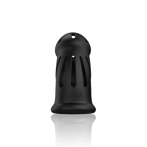 Nina - Flexible silicone penis cage ManCage 27 black [5]