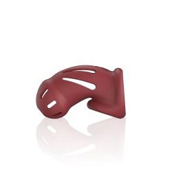 Nina - Flexible silicone penis cage ManCage 28 red