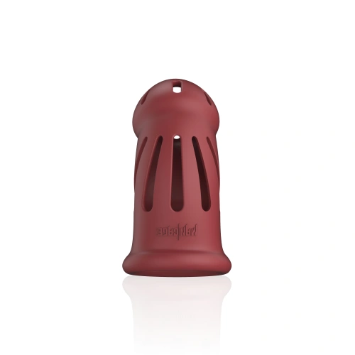 Nina - Flexible silicone penis cage ManCage 28 red [5]