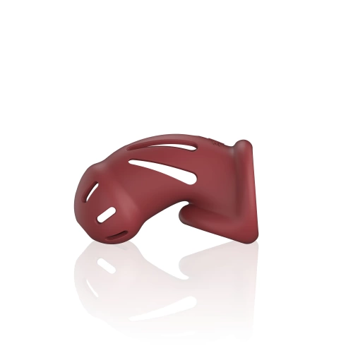 Nina - Flexible silicone penis cage ManCage 28 red