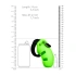 Nina - Glow In The Dark Silicone Penis Cage Ouch! Glow In The Dark green [4]