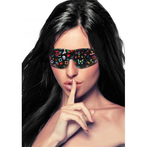 Leather Eye Mask Old School Style Ouch! [3]