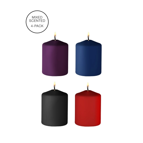 Nina - Set of 4 low temperature scented candles Ouch! Tease Candles