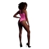 Nina Halter Neck Mesh Bodysuit Ouch! Glow In The Dark neon pink [1]