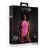 Nina Halter Neck Mesh Bodysuit Ouch! Glow In The Dark neon pink [9]