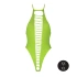 Nina - Erotic revealing bodysuit with open bottom Ouch! Glow In The Dark neon green [4]