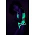 Mesh bodysuit Ouch! Glow In The Dark neon green [5]