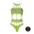 Mesh bodysuit Ouch! Glow In The Dark neon green [7]