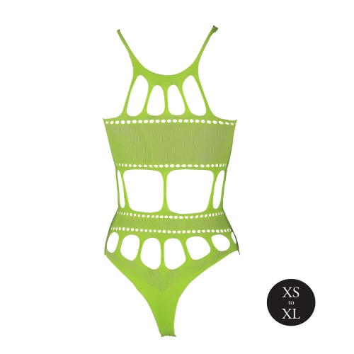 Mesh bodysuit Ouch! Glow In The Dark neon green [8]