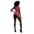 Dilyana - Mesh bodysuit Ouch! Glow In The Dark neon pink [1]