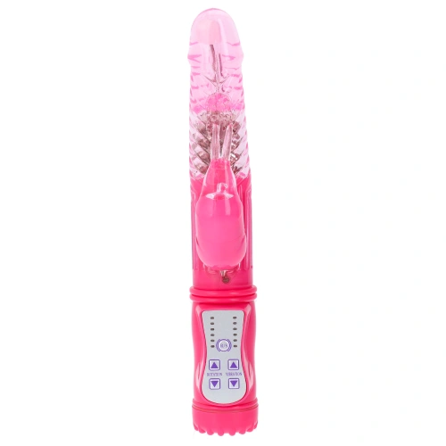 Rabbit Vibrator with Rotating End and Pearls GC Pink [2]