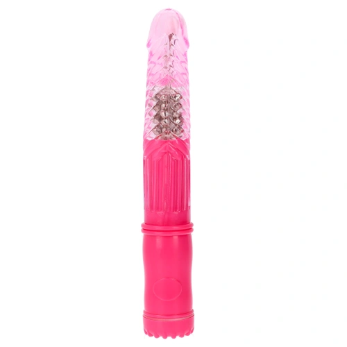 Rabbit Vibrator with Rotating End and Pearls GC Pink [3]