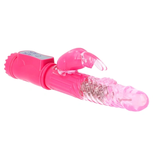 Rabbit Vibrator with Rotating End and Pearls GC Pink [5]
