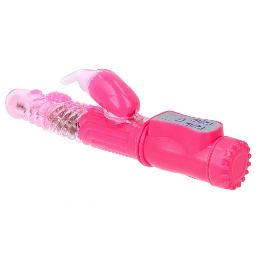 Rabbit Vibrator with Rotating End and Pearls GC Pink [6]