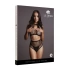Erotic set of 2 pieces Le Desir 027 black S-L [8]