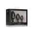 Set of 3 pcs. embossed Diamond Shape anal dilators [8]