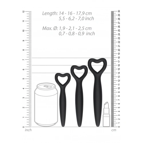 Silicone Vaginal Dilator System with Bullet Vibrator Ouch! [11]
