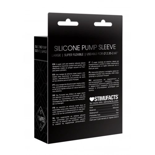 Pumped L silicone penis pump tip [6]