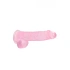 Realistic dildo with testicles Crystal Clear 17 cm. pink [2]