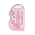 Realistic dildo with testicles Crystal Clear 17 cm. pink [6]