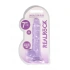 Realistic dildo with testicles Crystal Clear 19 cm. purple [6]