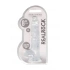 Realistic dildo with testicles Crystal Clear 21 cm. transparent [6]