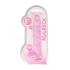 Realistic dildo with testicles Crystal Clear 24 cm. pink [5]