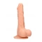 Real Rock 7" Testicle Cyber Skin Realistic Dildo