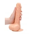 Real Rock 8" Testicle Cyber ​​Leather Realistic Dildo [1]