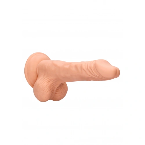 Real Rock 8" Testicle Cyber ​​Leather Realistic Dildo [7]
