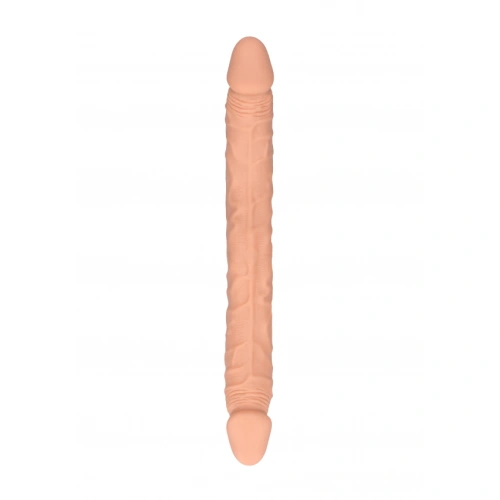 Realistic double dildo made of cyber leather Real Rock 36 cm [1]