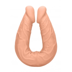 Realistic double dildo made of cyber leather Real Rock 36 cm