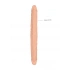 Realistic double dildo made of cyber leather Real Rock 36 cm [5]