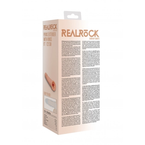 ​​Real Rock Cyber ​​Skin Penis Extender with Testicle Grip [10]