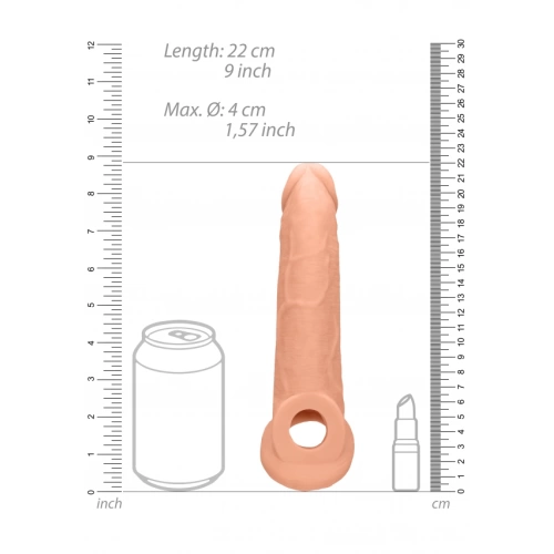 ​​Real Rock Cyber ​​Skin Penis Extender with Testicle Grip [7]