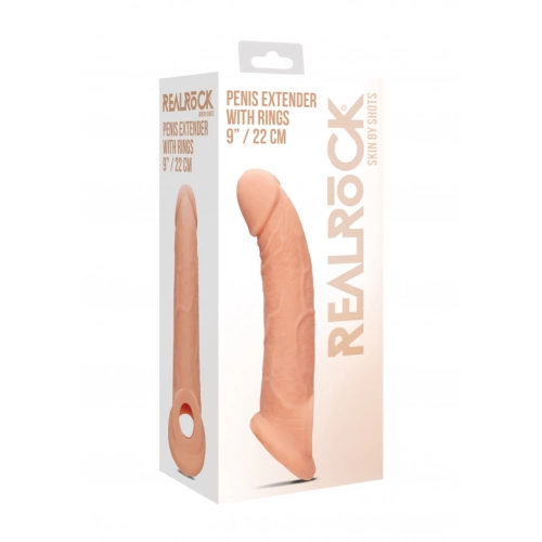 ​​Real Rock Cyber ​​Skin Penis Extender with Testicle Grip [9]