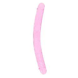 Irina Tsvyat Double jelly dildo Real Rock Crystal Clear 13" pink
