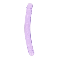 Irina Tsvyat Double jelly dildo Real Rock Crystal Clear 13" purple