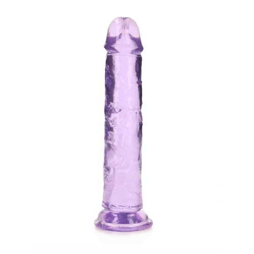 Irina Jelly Dildo Real Rock Crystal Clear 7" Purple [1]