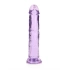 Irina Jelly Dildo Real Rock Crystal Clear 7" Purple [1]