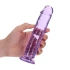 Irina Jelly Dildo Real Rock Crystal Clear 7" Purple [3]