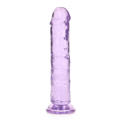 Irina Jelly Dildo Real Rock Crystal Clear 7" Purple [4]
